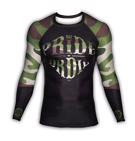 PRIDE OR DIE ''reckless camo' RASHGUARD - BLACK